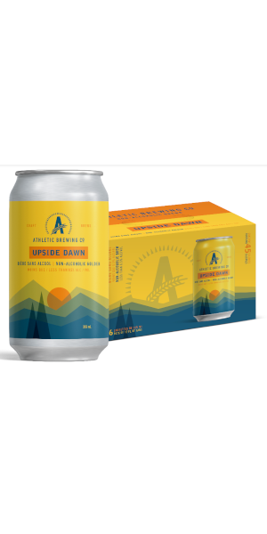 A product image for Athletic Brewing – Upside Dawn Non-Alc Golden Ale 6pk