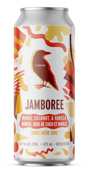 A product image for 2 Crows – Jamboree Mango Coconut Vanilla Sour