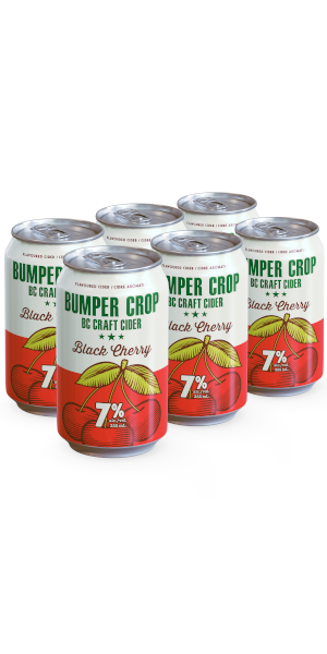 A product image for Bumper Crop – Black Cherry Cider 6pk