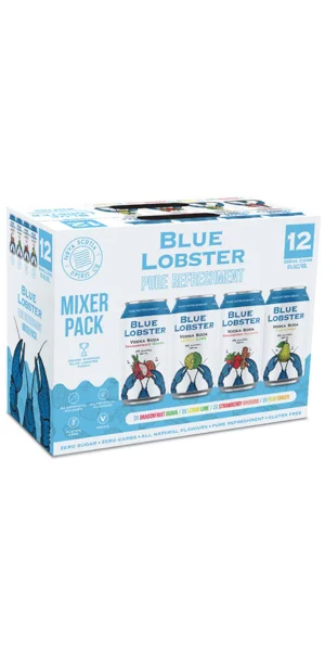 A product image for NS Spirits Co. – Blue Lobster Soda Mixer 12pk