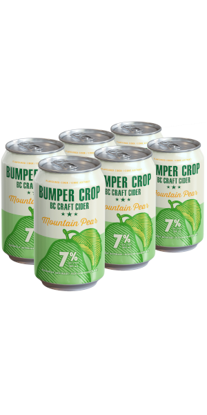 A product image for Bumper Crop – Mountain Pear Cider 6pk