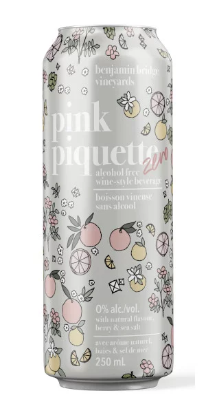 A product image for Benjamin Bridge Pink Piquette ZERO