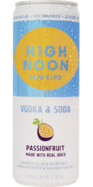 A product image for High Noon – Passionfruit Seltzer 4pk