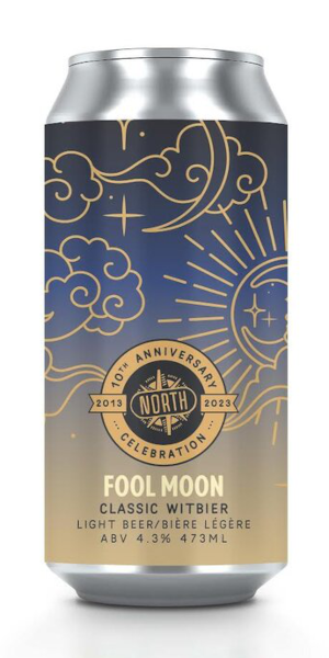 A product image for North – Fool Moon Witbier