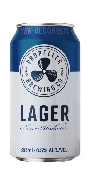 A product image for Propeller – Non Alcoholic Craft Lager