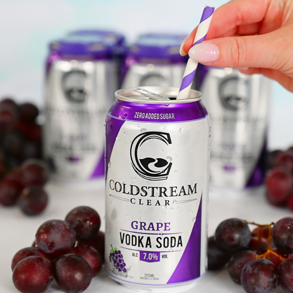 Product image for Coldstream - Grape Vodka Soda 6pk