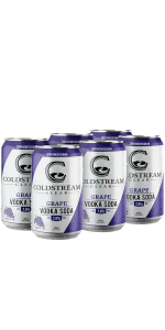 Product image for Coldstream - Grape Vodka Soda 6pk