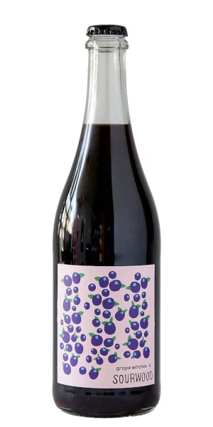 A product image for Sourwood – Blue Nat Sparkling Blueberry Wine