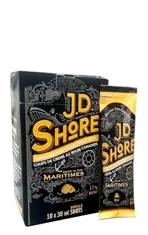 A product image for JD Shore Rum Cream Shots