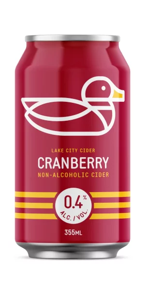 A product image for Lake City – Non Alc Cranberry Cider