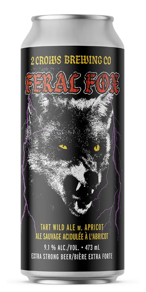 A product image for 2 Crows – Feral Fox Wild Ale