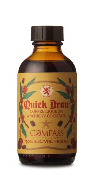 A product image for Compass Quick Draw Coffee Liqueur Whisky Cocktail