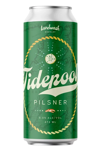 A product image for Landwash Brewery – Tidepool German Pilsner