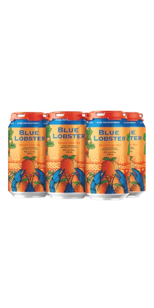 A product image for NS Spirit Co. – Blue Lobster Peach Iced Tea 6pk