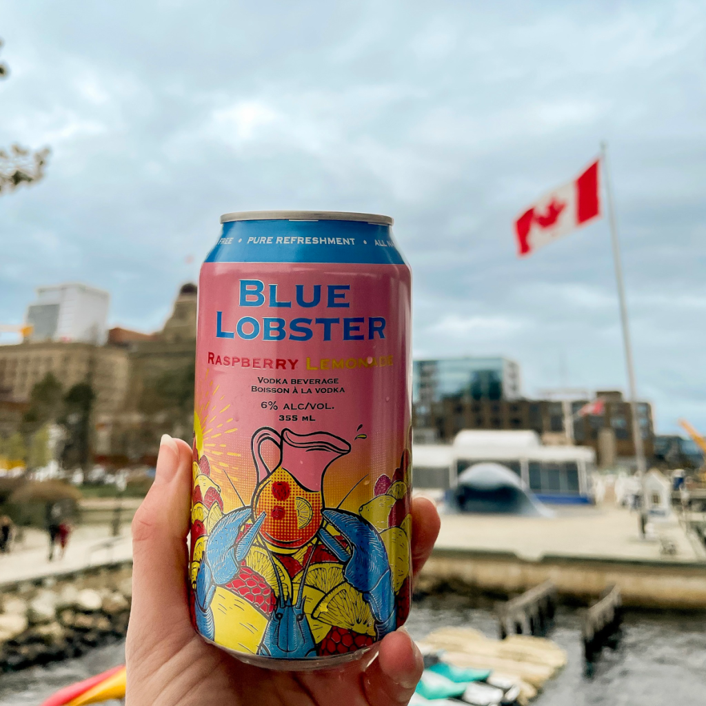 Product image for NS Spirit Co. - Blue Lobster Raspberry Lemonade 6pk
