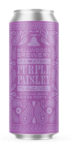 A product image for Bellwoods – Purple Paisley IPA