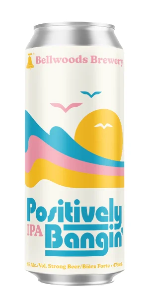 A product image for Bellwoods – Positively Bangin’ IPA