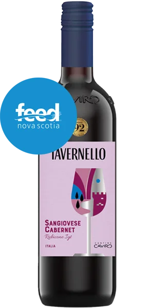 A product image for Tavernello Sangiovese Cabernet Feed Nova Scotia Case