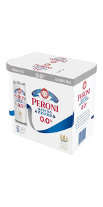 Product image for Peroni - Nastro Lager 0.0 Non-Alc 6pk
