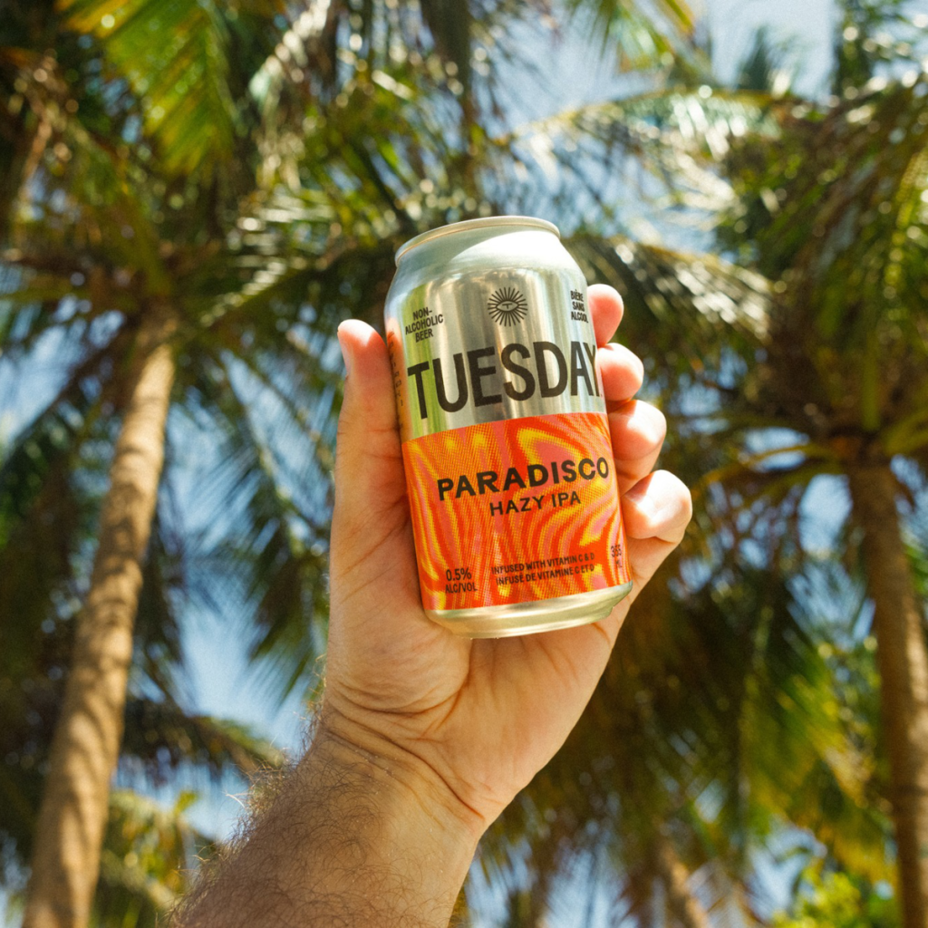 Product image for Tuesday Brewing - Paradisco Non-Alc Hazy IPA
