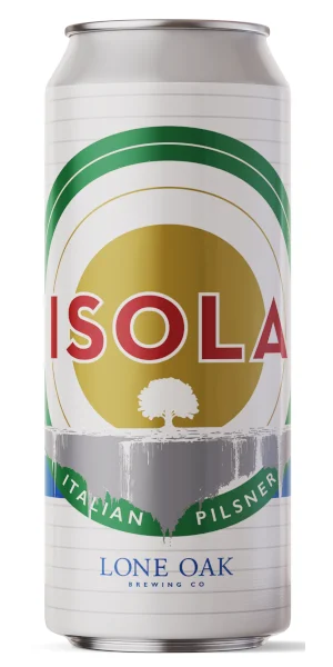 A product image for Lone Oak Brewing –  Isola Italian Pilsner