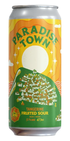 A product image for Banished Brewing – Paradise Town Sour w/Tangerine