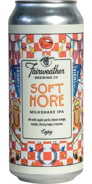 A product image for Fairweather Brewing – Soft More Milkshake IPA w/Apple and Blood Orange