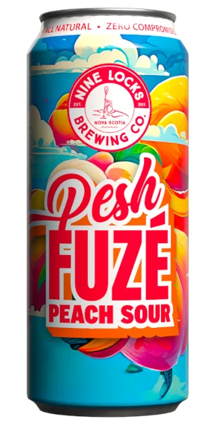 A product image for Nine Locks – Pesh Fuze Peach Sour