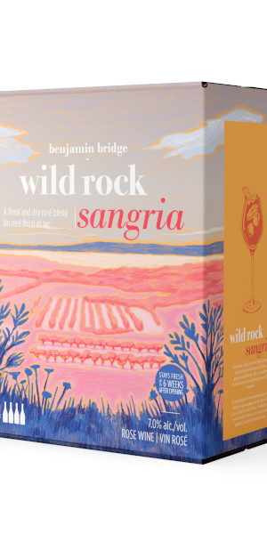 A product image for Benjamin Bridge Sangria Rose 3L Box