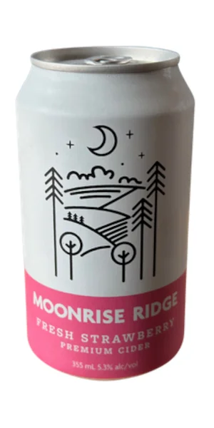 A product image for Moonrise Ridge – Fresh Strawberry Cider