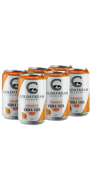 A product image for Coldstream – Orange Vodka Soda 6pk