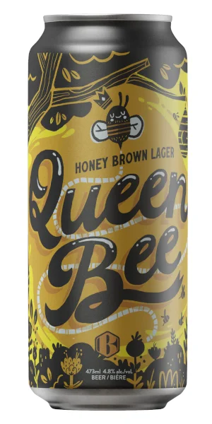 A product image for Burnside Brewing – Queen Bee Honey Brown Lager
