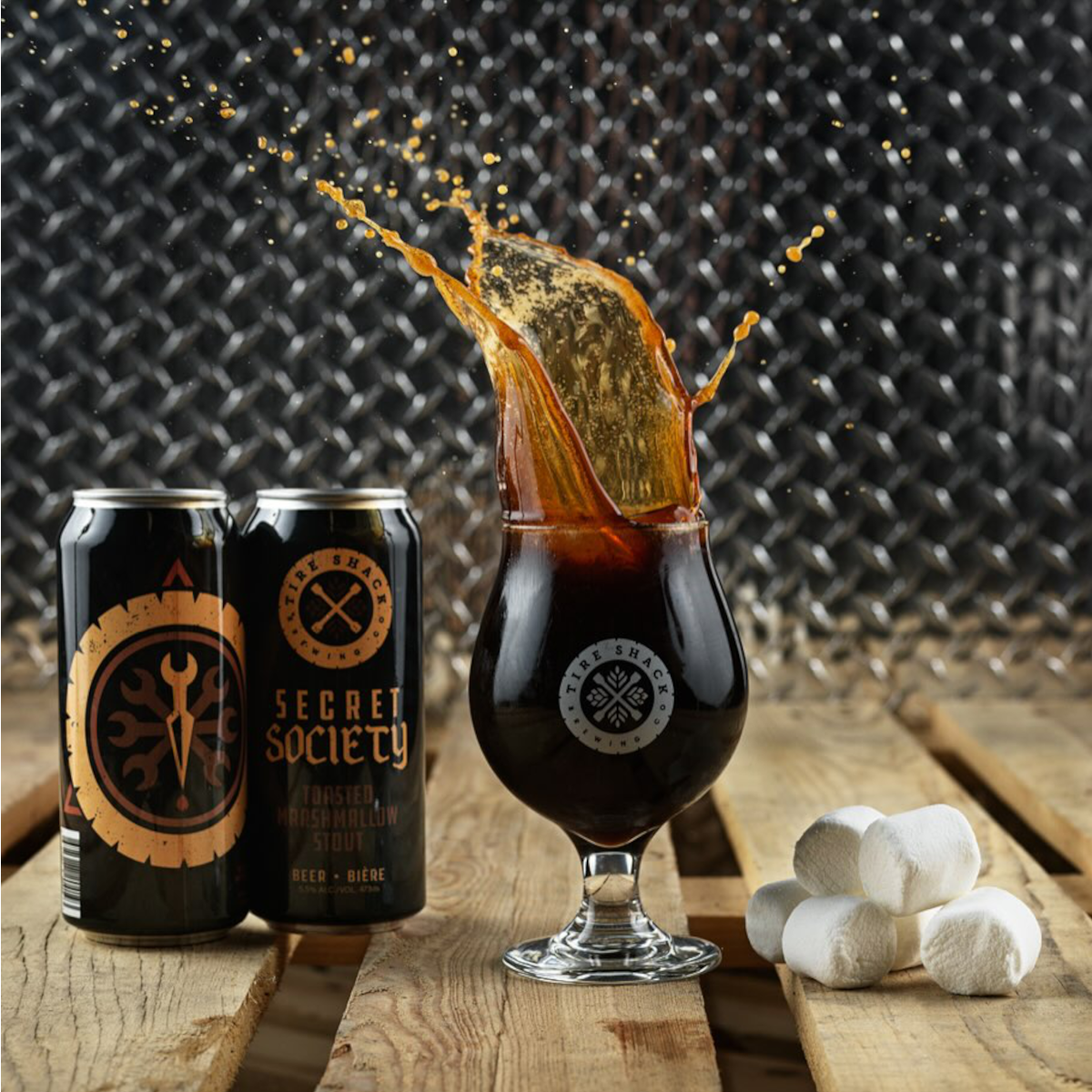 Product image for Tire Shack Brewing Co. - Secret Society Marshmellow Stout