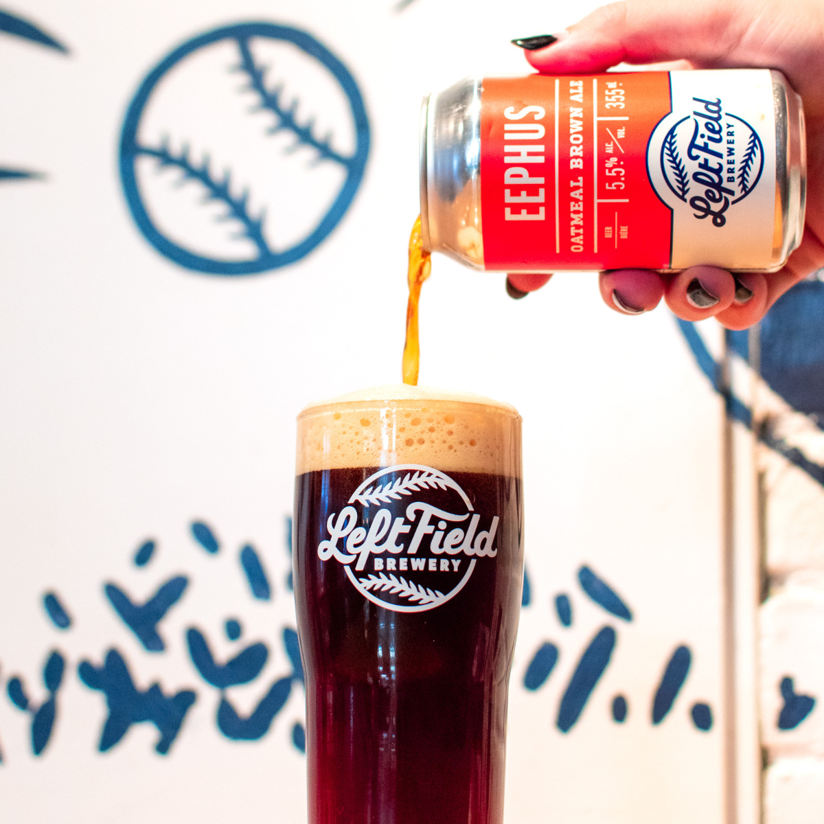 Product image for Left Field Brewery - Eephus Oatmeal Brown Ale