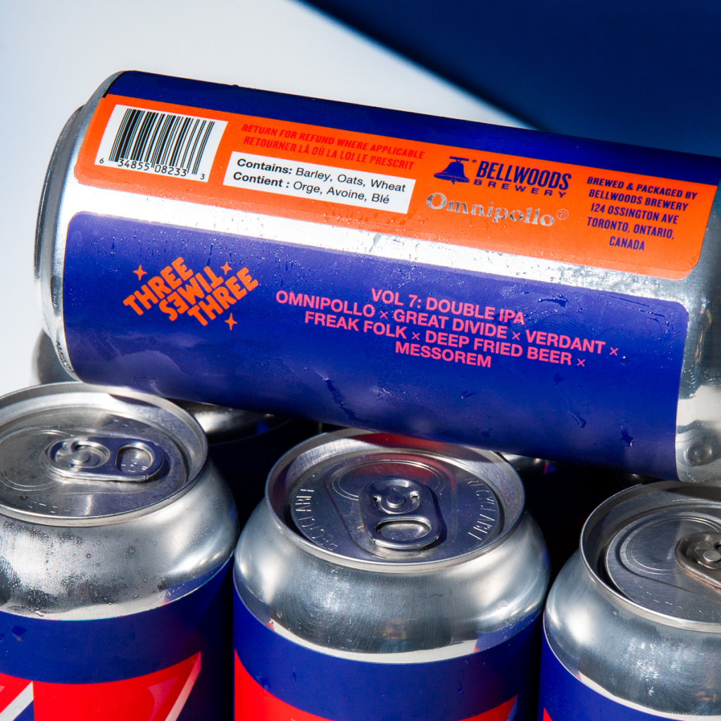 Product image for Bellwoods Brewery x Omnipollo - Three Times Three DIPA