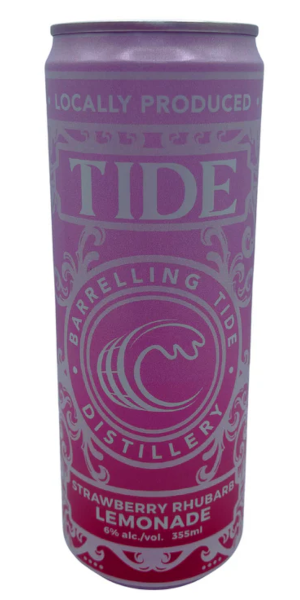 A product image for Barrelling Tide – Strawberry Rhubarb Lemonade