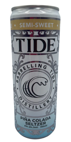 A product image for Barrelling Tide – Pina Colada Seltzer