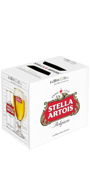 Product image for Stella Artois - Lager 6pk Cans