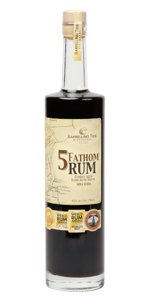 A product image for Barrelling Tide – 5 Fathom Dark Rum
