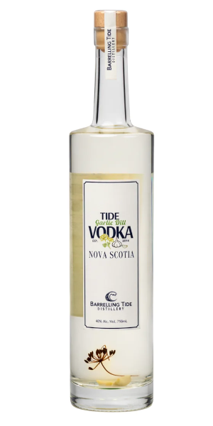 A product image for Barrelling Tide – Garlic Dill Vodka