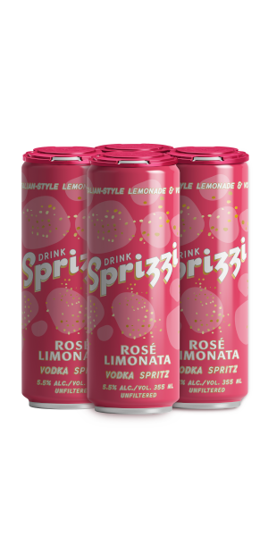 A product image for Drink Sprizzi – Limonata ROSE 4PK