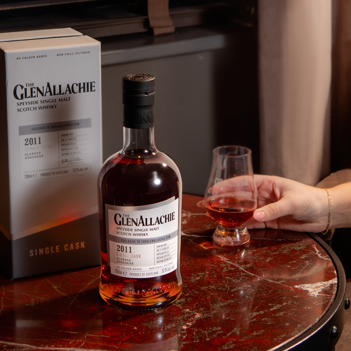Product image for The GlenAllachie 2011 Single Cask Oloroso Sherry Hogshead
