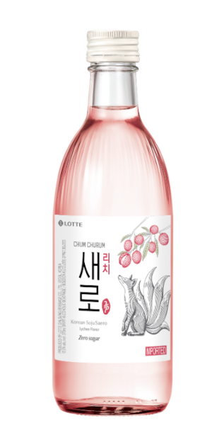 A product image for Chum Churum Saero Zero Sugar Lychee Soju